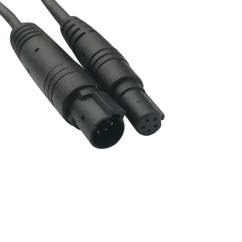 Custom 4 5 6 8 Pin Car Reverse Driving Recorder Rear View Reversing Camera Extension Cable