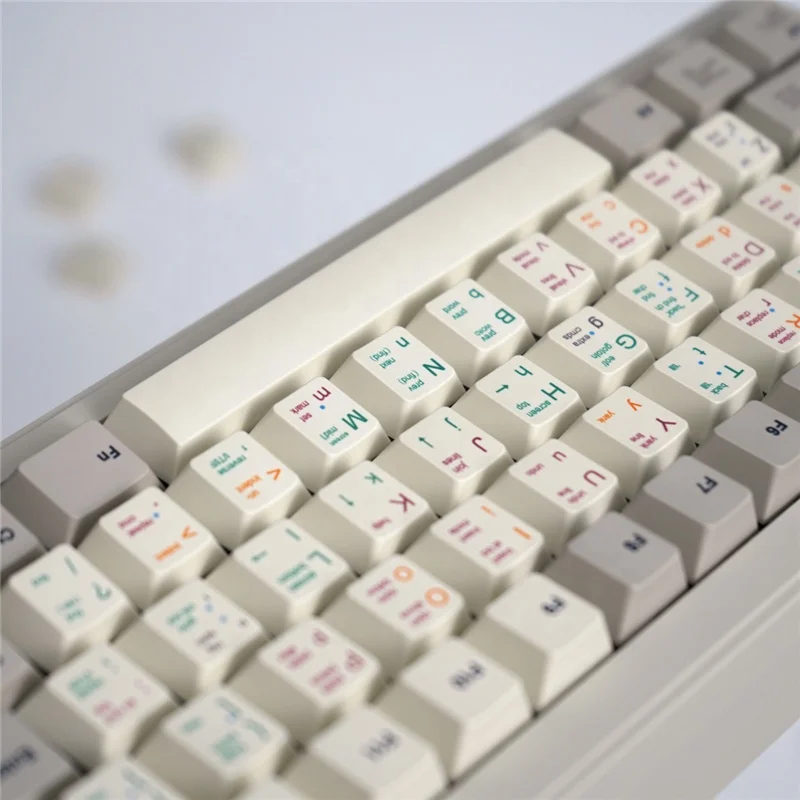 Keycaps Programmer Cherry Profile Dye-Sub PBT Keycap Set VIM Developer/Programmer/Coder