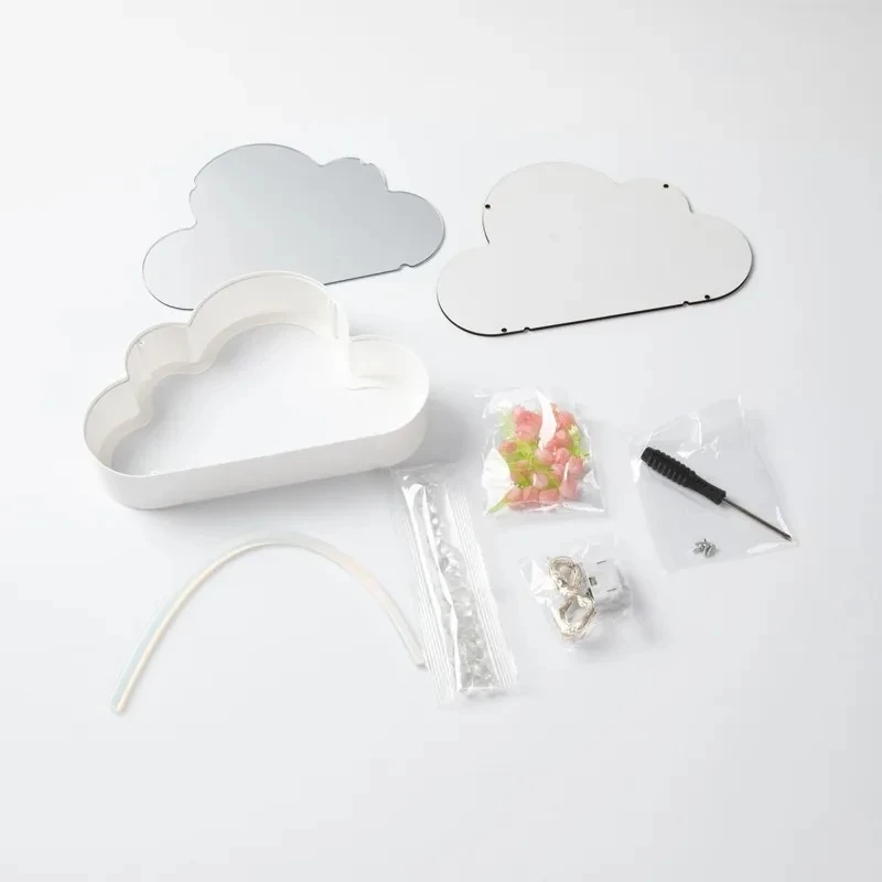 Hot Sale Handmade DIY LED Tulip Flower Night Light For Valentine's Gift Cloud Mirror Tulip Lamp