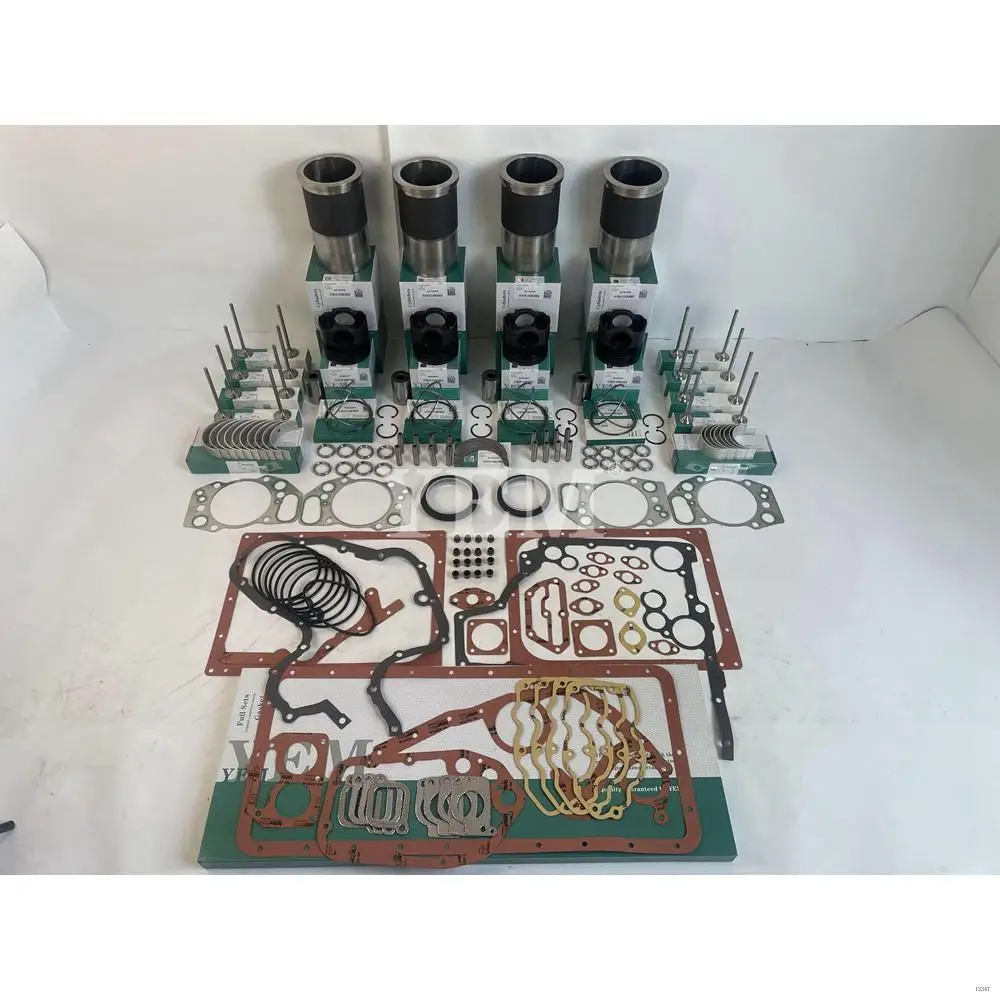 R934C Overhaul Kit With Cylinder Piston Rings Liner Bearing Valves Gasket Kit for Liebherr