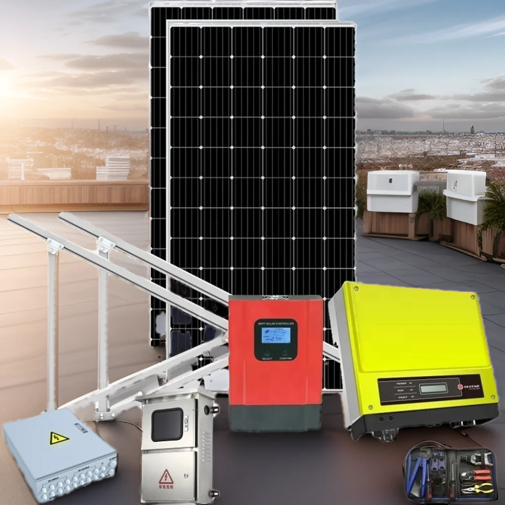 JSDSolar 5000W Solar Home Energy Solution 50KW Solar Power System with MPPT Controller Battery Storage also Called Panel Solar