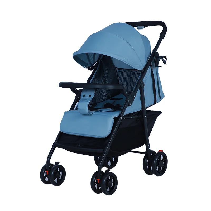 2-in-1 Four-Wheel Foldable Baby with Lovely Design Convertible Pram and Stroller 0
