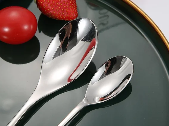 Nova Erao neoksidebla ŝtala tranĉilo -kulero 304 15