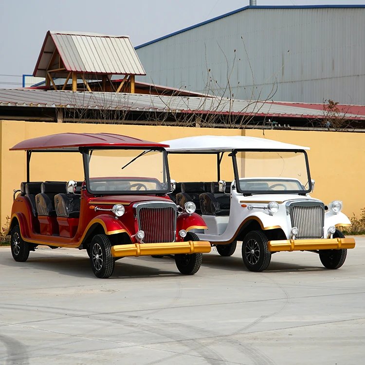 Classic Vintage Electric Sightseeing Bus Car Retro Cars Body Shell for Adults Mini Wedding Sale Price