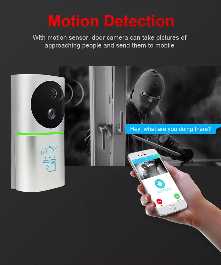 Tuya Hd 1080p Smart Wireless Doorbell Camera Night Viewing Wifi Visible ...