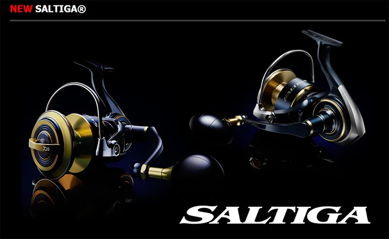 Daiwa Saltiga 10000-P 新品ライン付き Daiwa SALTIGA 10000 8000 Spinning Reels for Freshwater Fishing