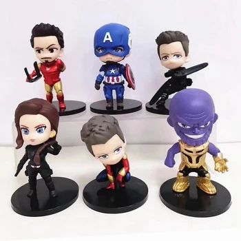 OEM new arrival War Movie Anime Super Heroes Spider Cap-tain America Iron-Man Hul-k Thor Action Figure Toys