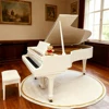 White Professional Grand Piano