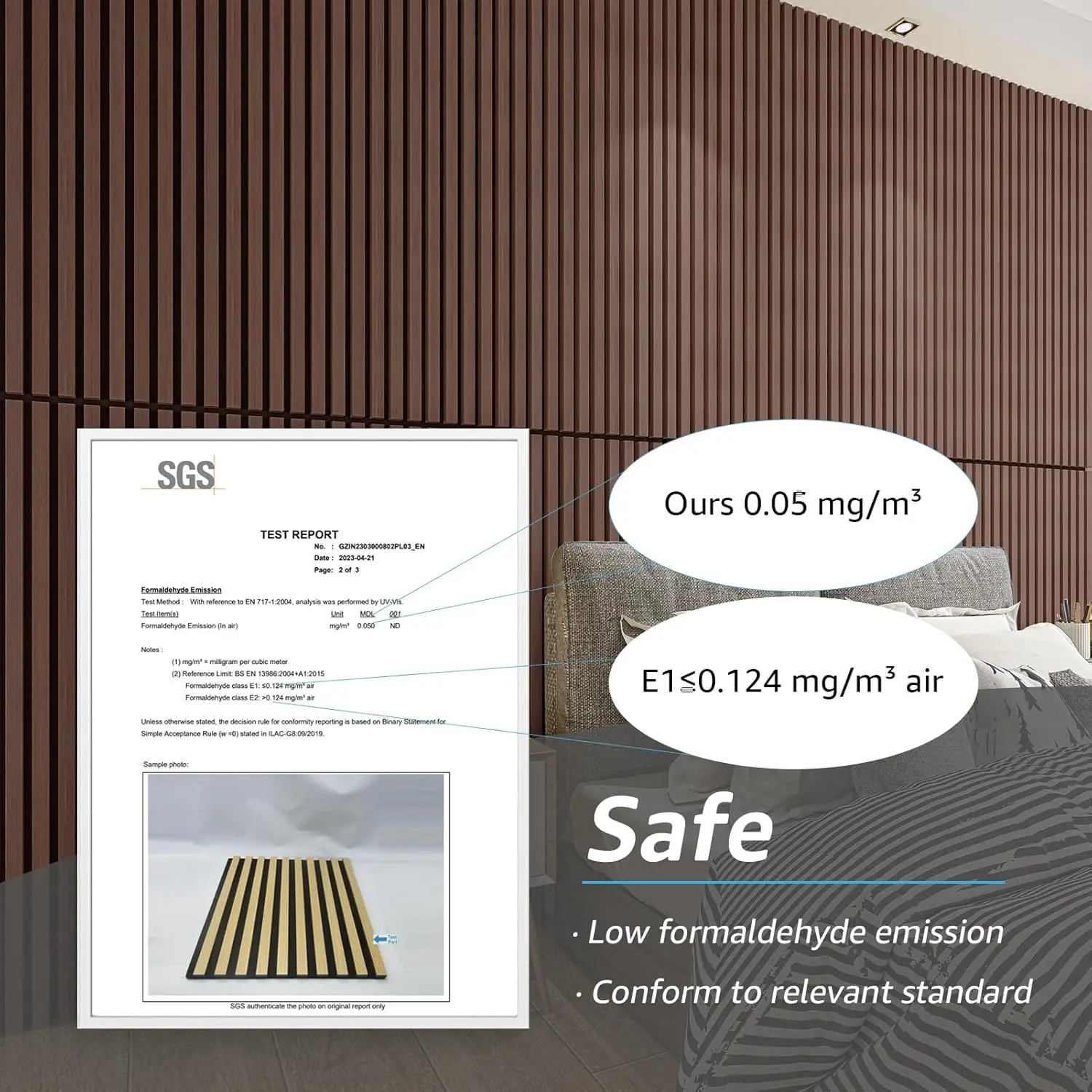 Modern Hotel & Studio Interior Decorative Wooden Sound Absorption Panels with High Noise Reduction and Eco-friendly Design details