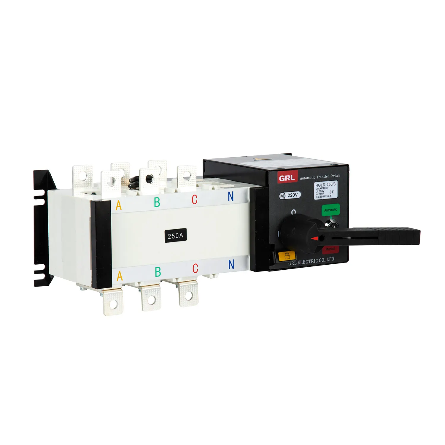 Three Phase automatic Transfer ChangeOver Switch
