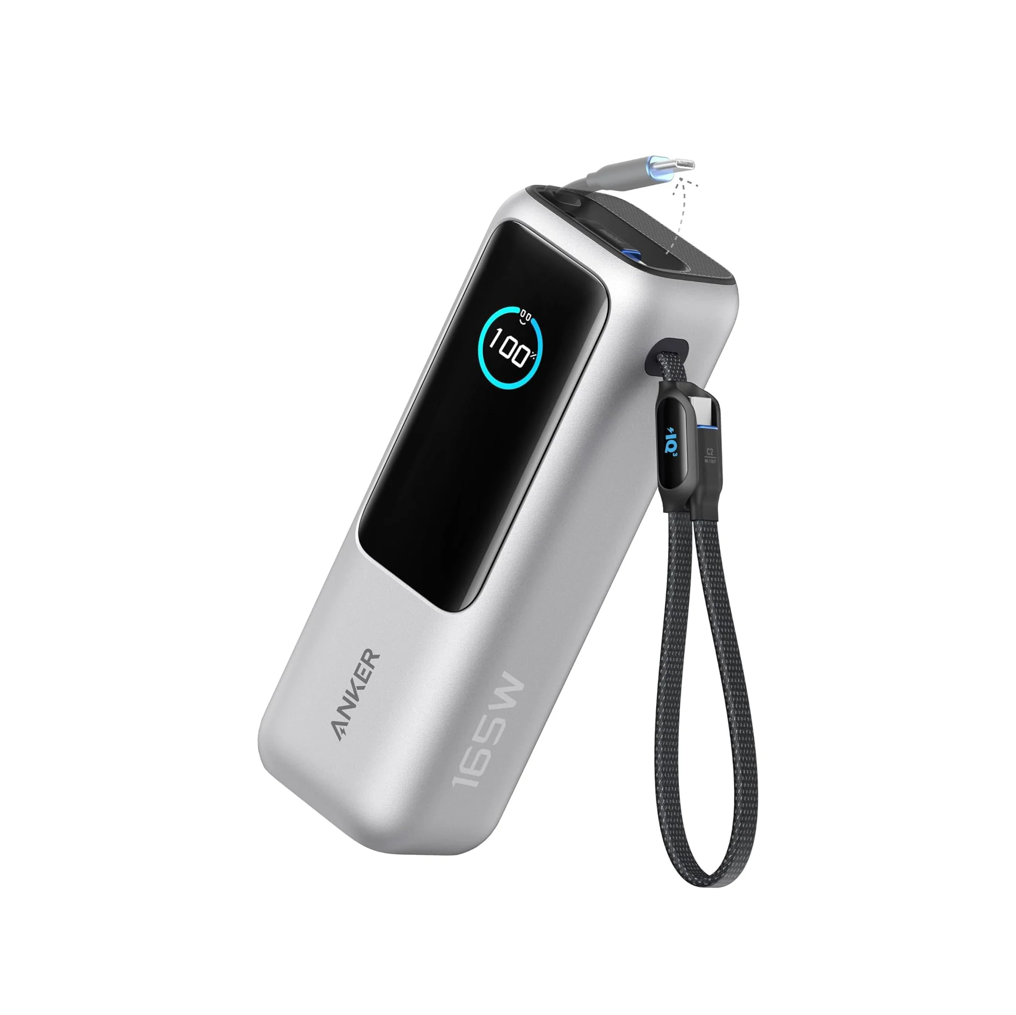 Anker Laptop Power Bank (25K, 165W, Built-In and Retractable