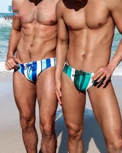 Mens Swimsuit Stretch Low Waist Swim Briefs Surfing Shorts Beachwear Men's Swim Brief