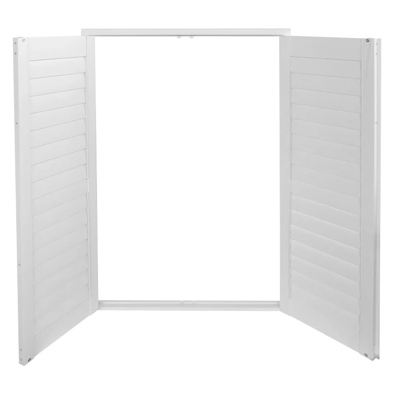 Living Space High Quality Pvc Shutter Plastic Plantation Louver