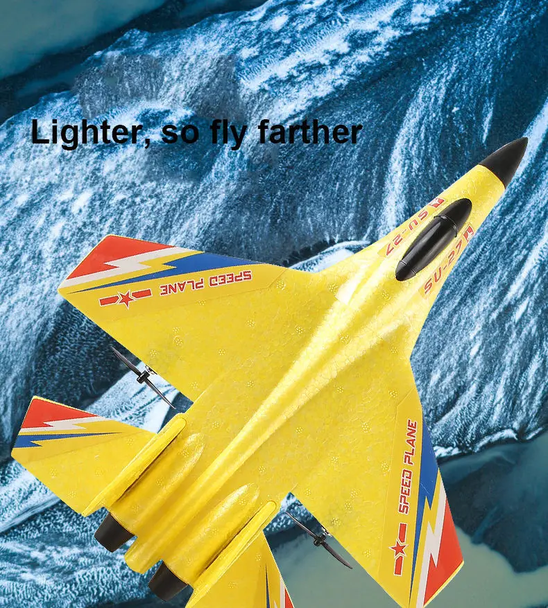 Hot Epp Su 27 Rc Airplane Aircraft Model Fighter Fixedwing Glider Air