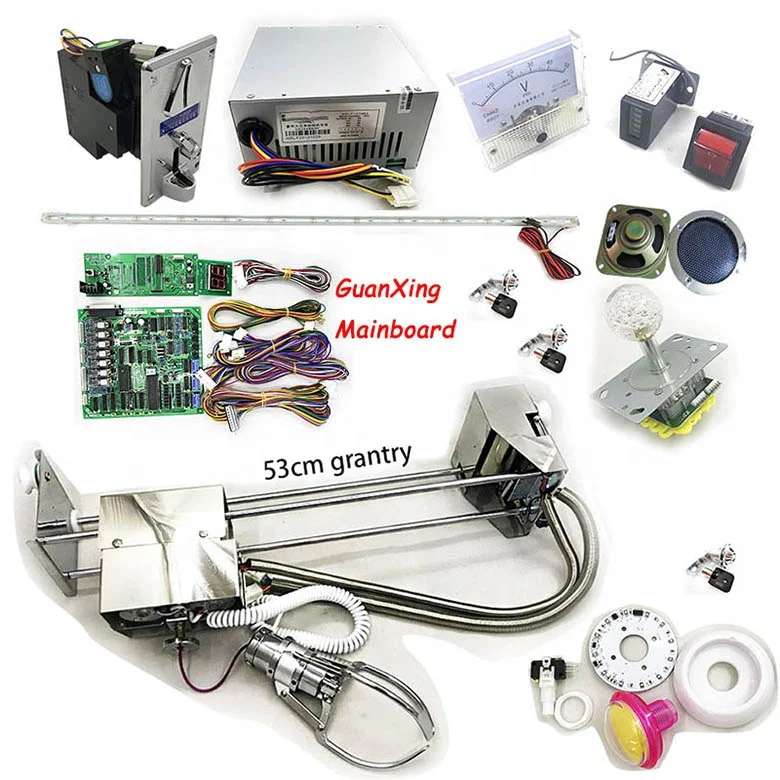 
Поставщик аксессуаров для аркадных игр, вендинговая игрушка, козловая игра, детали «сделай сам», кран, автомат, набор 