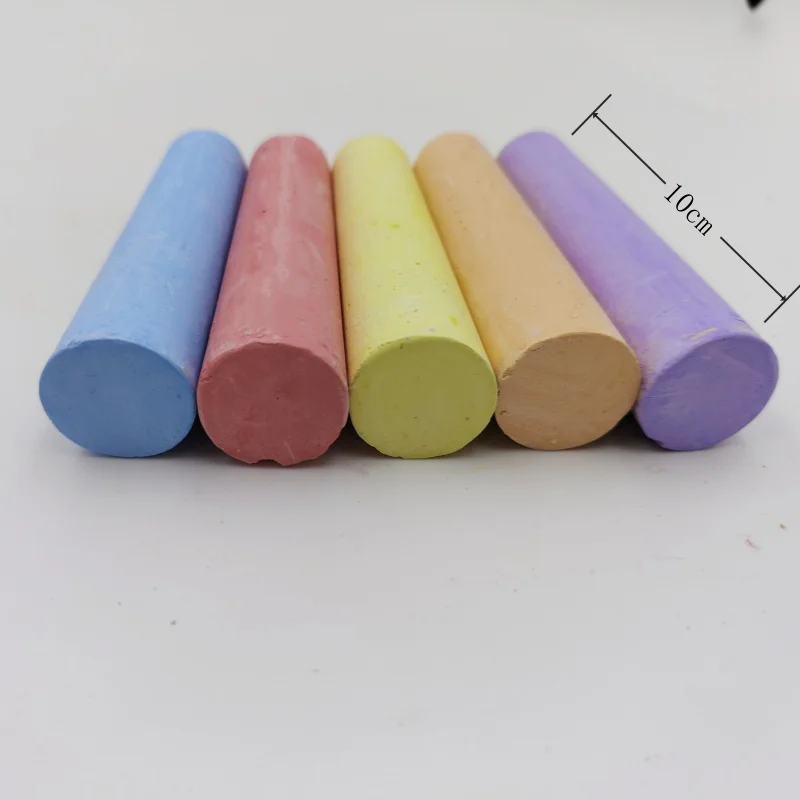 Безпыльная и Нетоксичная тротуарная мела моющаяся многоцветная уличная школа искусств офис для детей