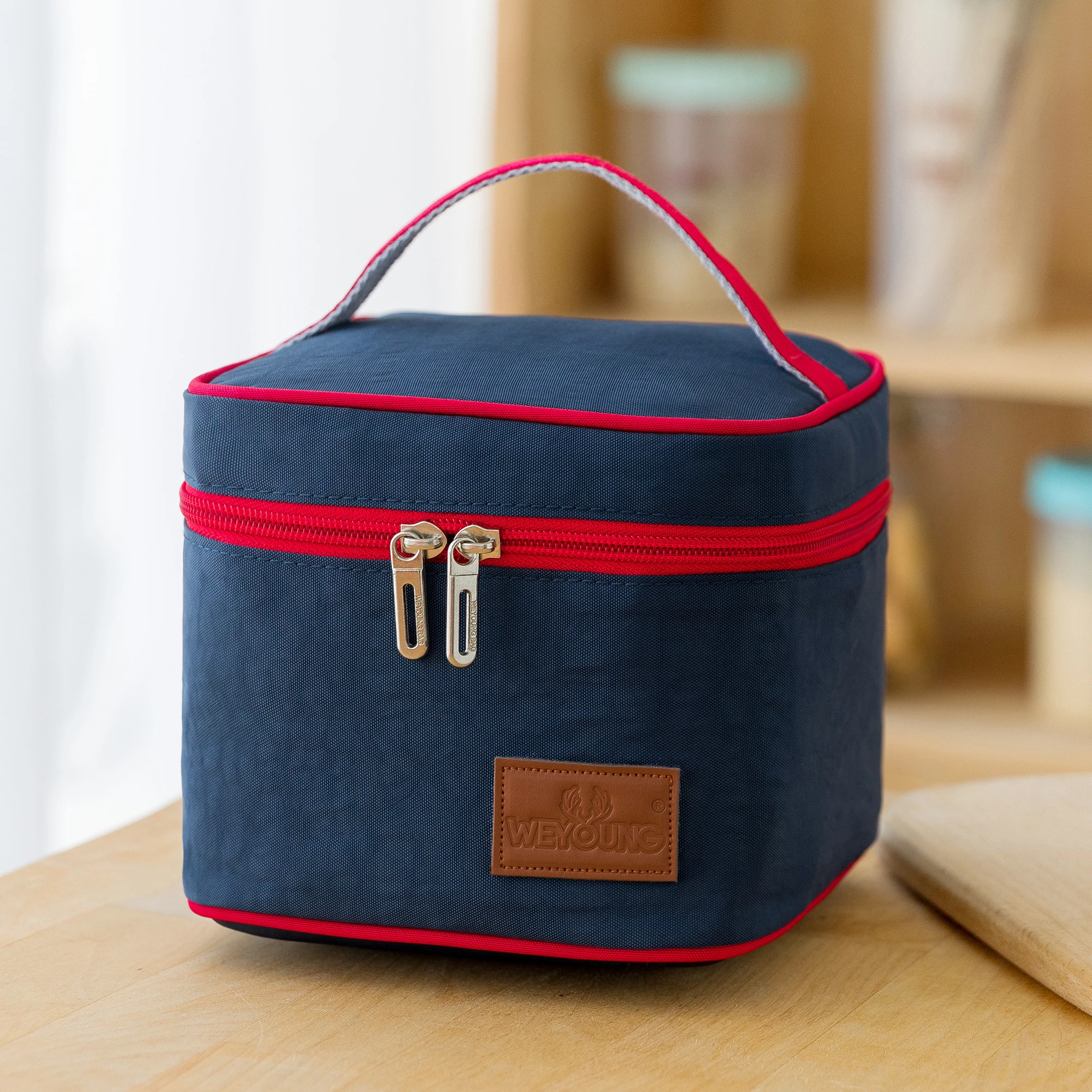 Сумка-тоут из ткани Оксфорд с логотипом под заказ изолированная сумка-холодильник портативная водонепроницаемая сумка для