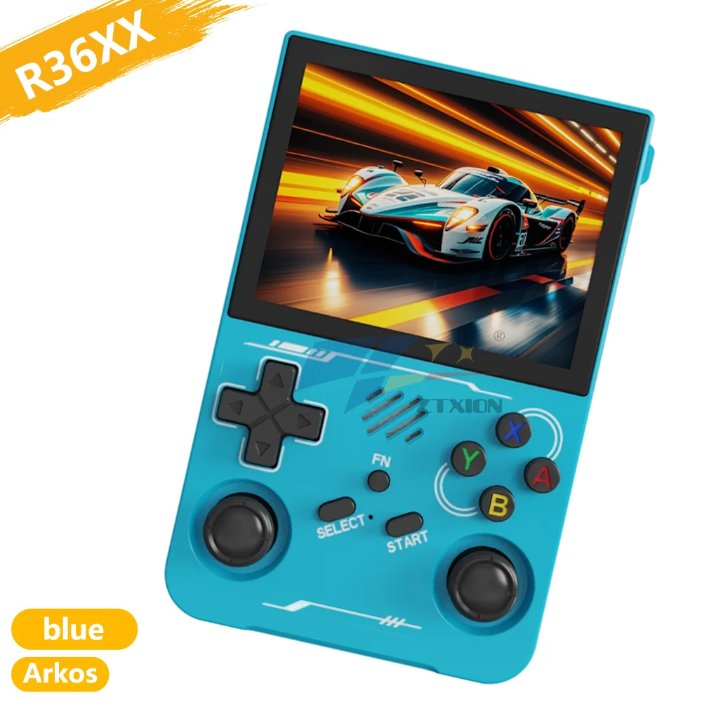 オープンソース R36xx ハンドヘルド レトロゲームコンソール 64GB 3.5