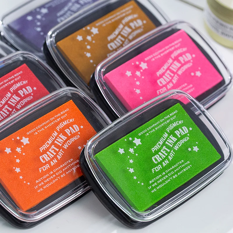 Colorful Stamp Ink Pad Wedding Gift Inkpad For Diy Stamping Funny Work