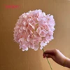 #4 hortensias rosas de cabeza grande de 18 cm