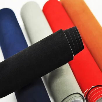 Hot Selling Soft Microfiber 1.52*15M Self-adhesive Car Interior Wrapping Suede Fabric Film