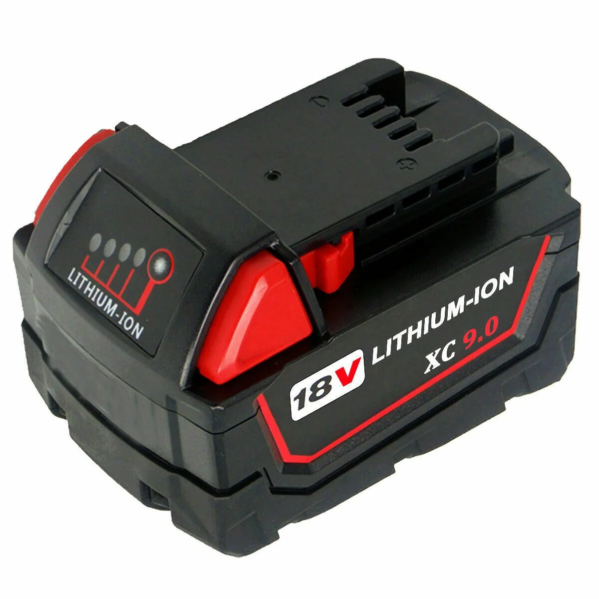 Replacement milwaukee M18 18v lithium ion battery pack 4ah 5ah 6ah 9ah 12ah for power tool combo kit