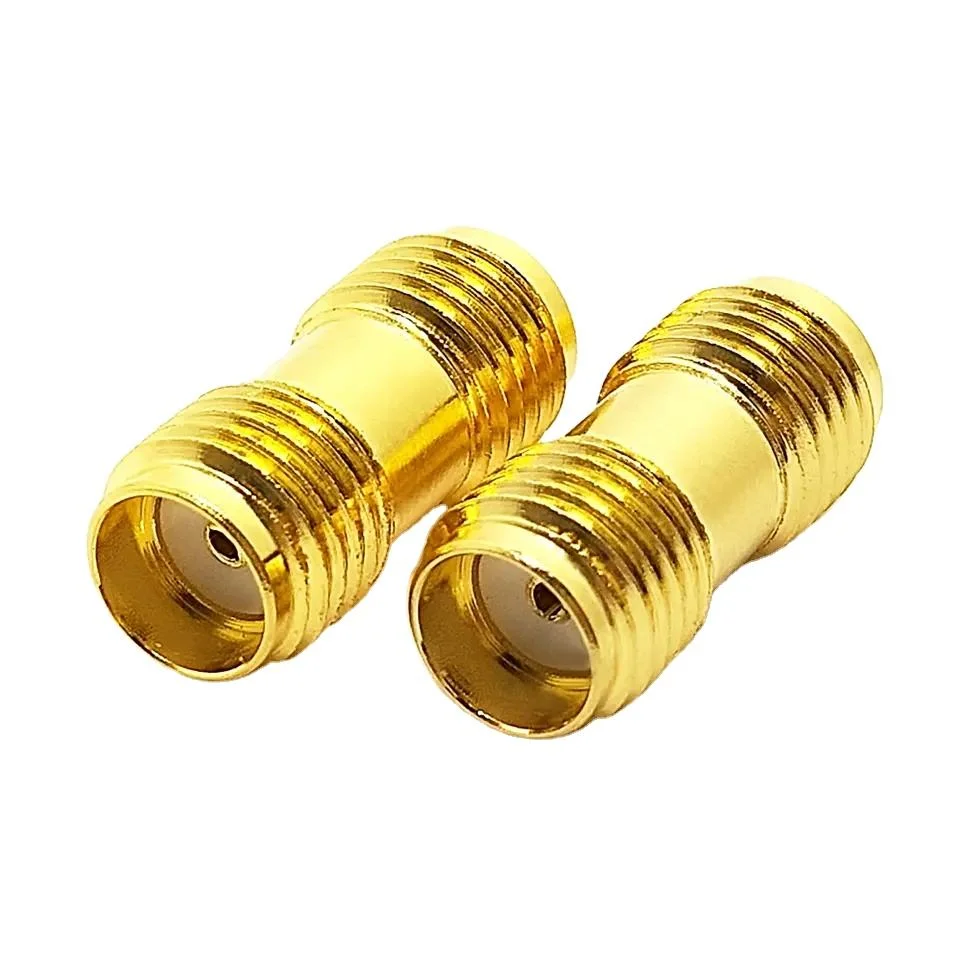 Factory 50 Ohm High Quality SMA Female to SMA Female Adapter Connector RF Coax Coaxial Adapter Antenna Connectors in Stock