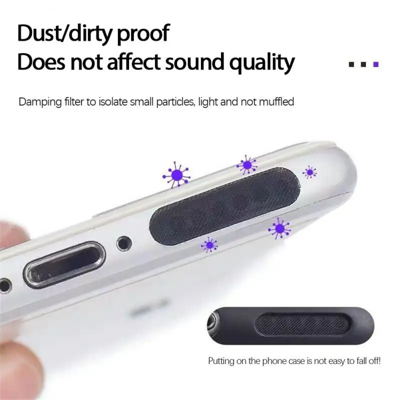Mobile Anti Dust Mesh Filter Sticker Speaker Dust protection Net Phone Dust-proof Net for iphone samsung