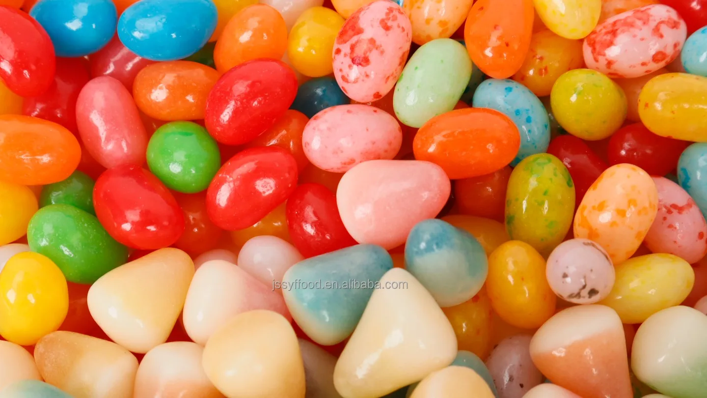 Candy Factory Direct Sale Oem Bulk Multicolor Jelly Beans High Quality