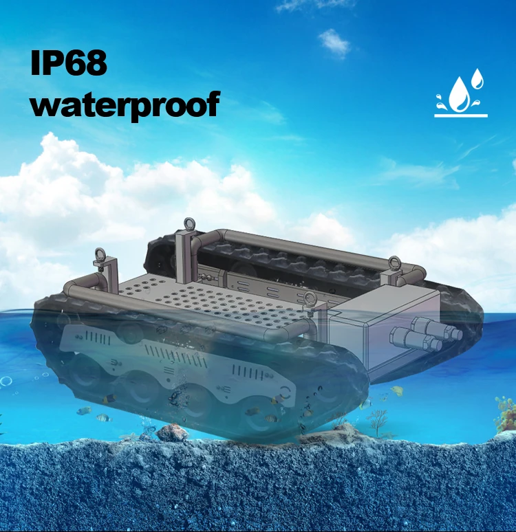 Rubber Track System Big Robot tank Amphibious Vehicle for Sale