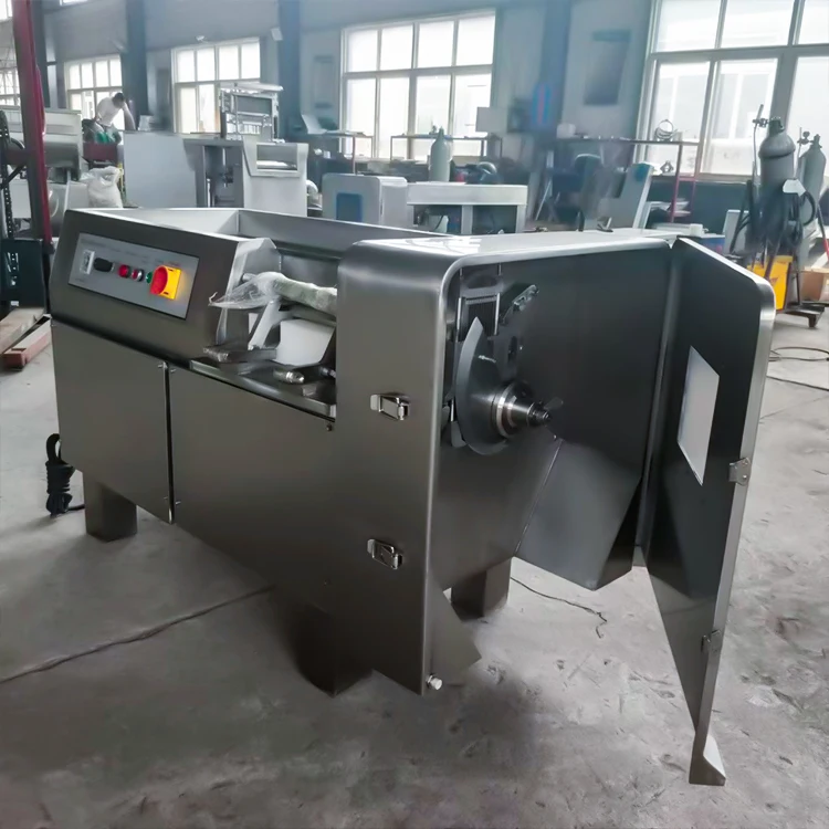 Industry Big Capacity Meat Potato Vegetable Dicer Mutton Meat Cube Cutting Machine