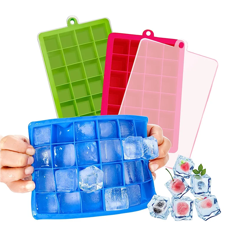 Buy Wholesale China Premium Ice Cube Trays, Food Grade Silicone