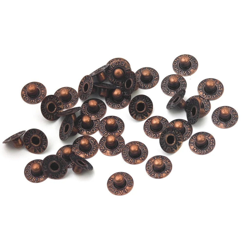 Пистолет для одежды из нержавеющей стали железная латунная кожаная джинсовая кепка с логотипом заклепки джинсов металлические соломенная шляпа