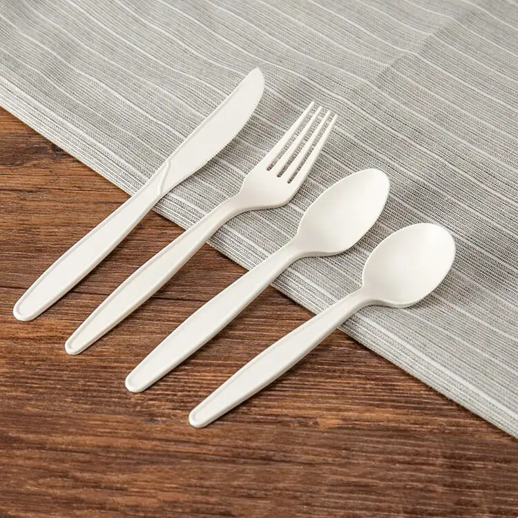 Eco Friendly Biodegradablespork Biodegradable Spork Factories Fork Knife Spoon