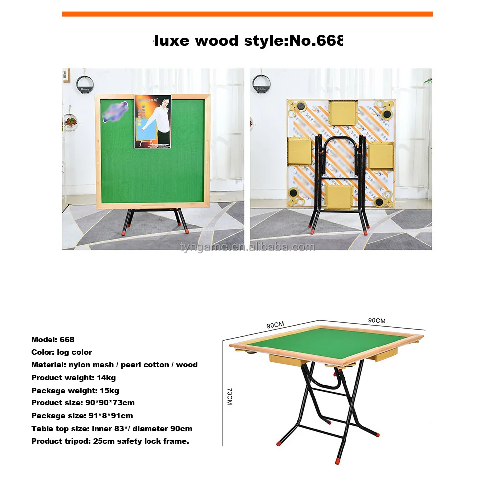 Cheap Wooden Mahjong Table Wood Folding Mahjong Table Mahjong Desk