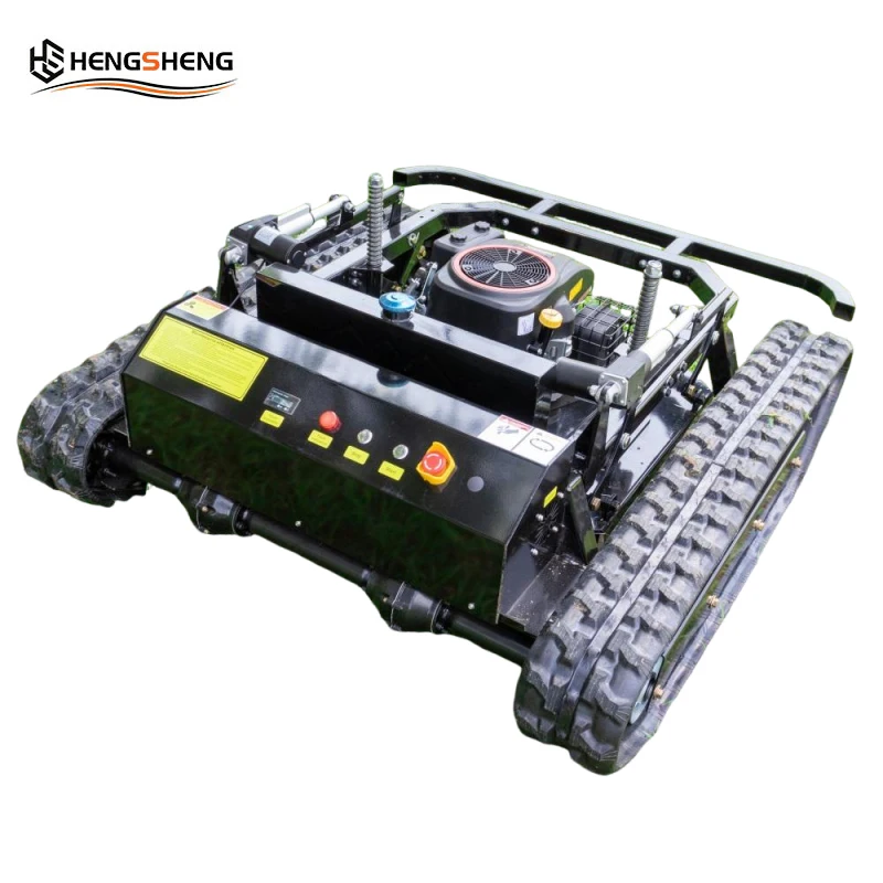 CE/EU/EPA Remote-controlled Tracked Lawn Mower Cutting Width 800mm Briggs & Stratton Engine One-key Start 4.2 Acres Per Hour