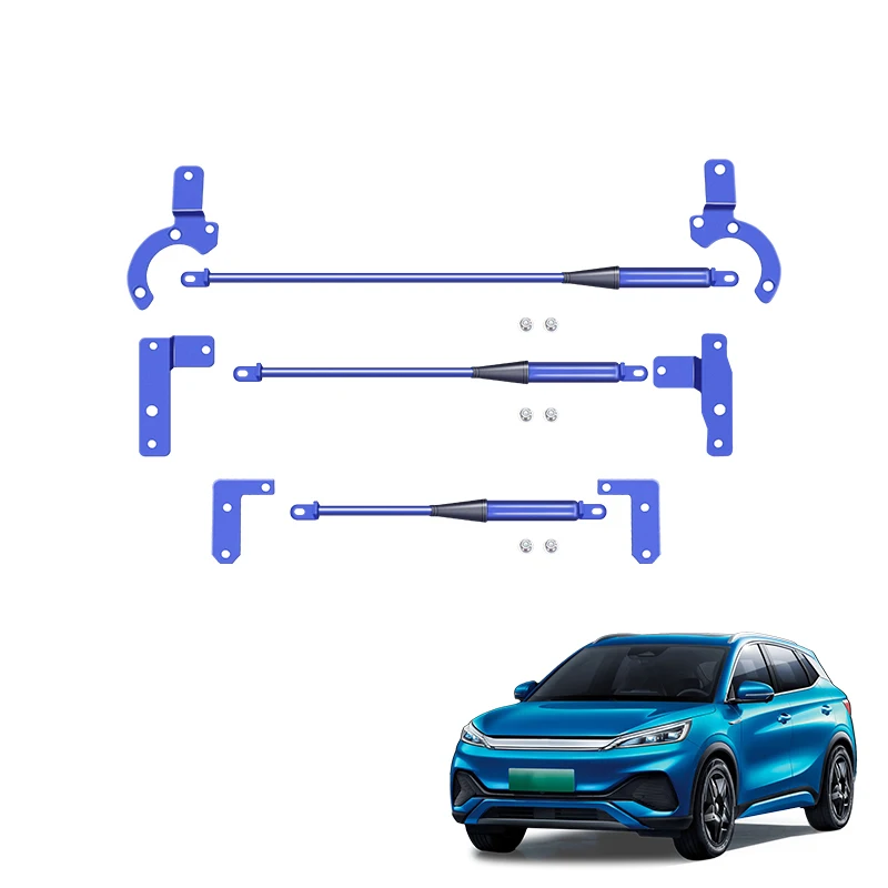 Aluminum Alloy Vehicle Chassis Kit Front Strut Bar Lower Subframe Brace Front Power Brace For BYD ATTO 3 Yuan Plus