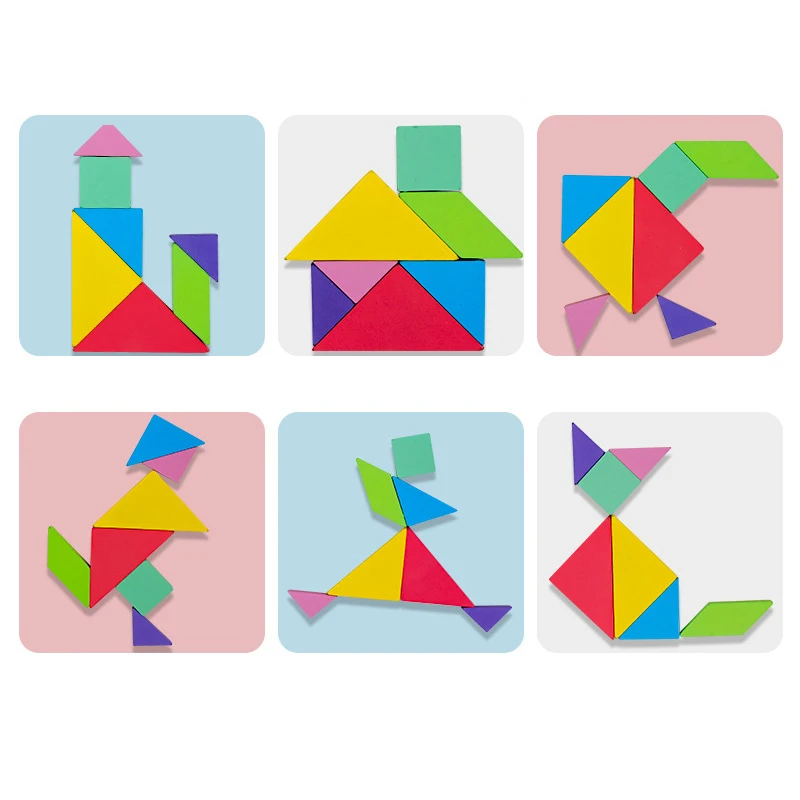 Wooden Magnetic 3D Puzzle - Educational Toy for Kids