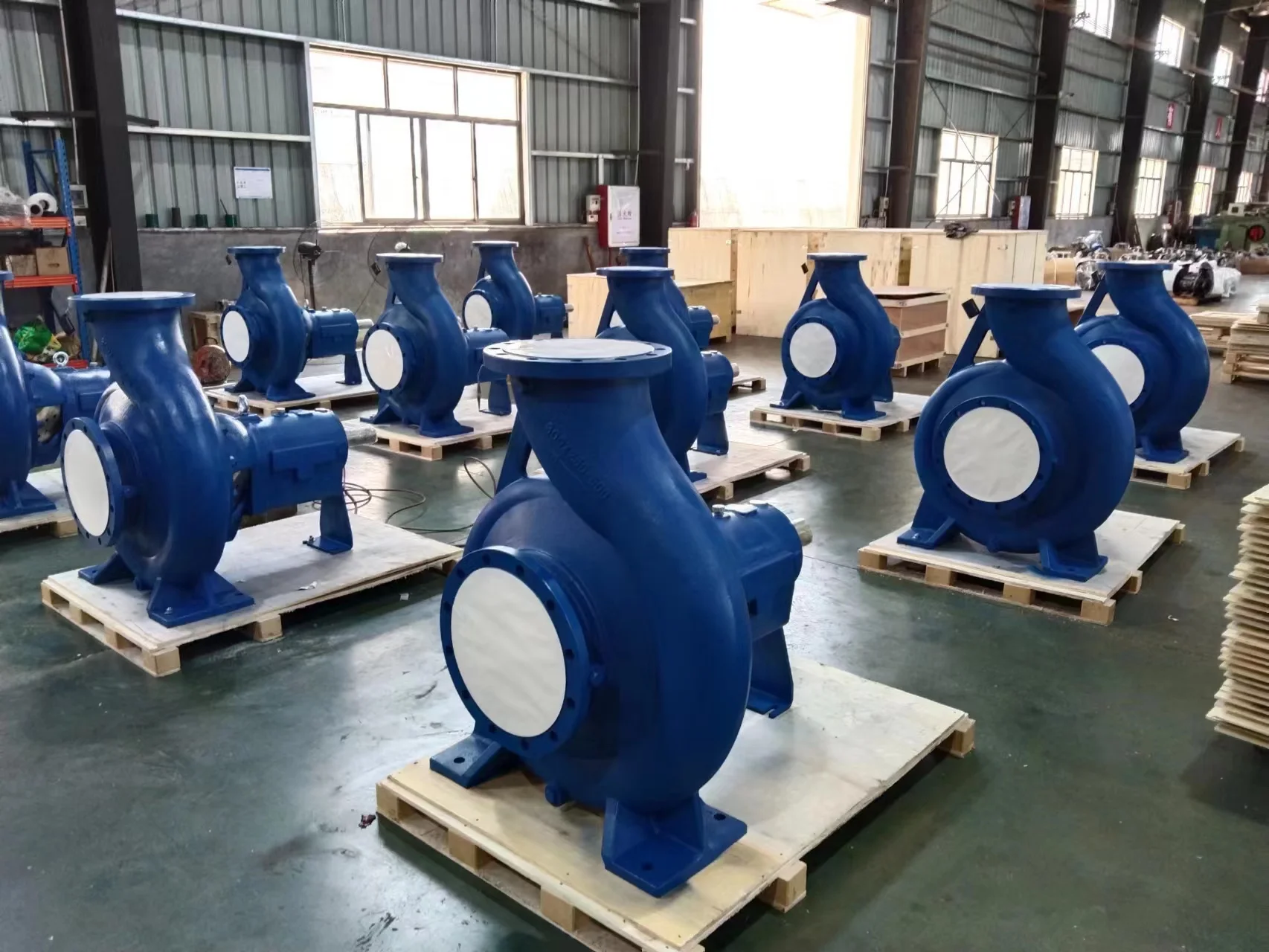 EN733 End Suction Centrifugal Water Pump 100m3/h to 200m3/h Capacity with 20m-45m Pump Head for Clean Water Transportation