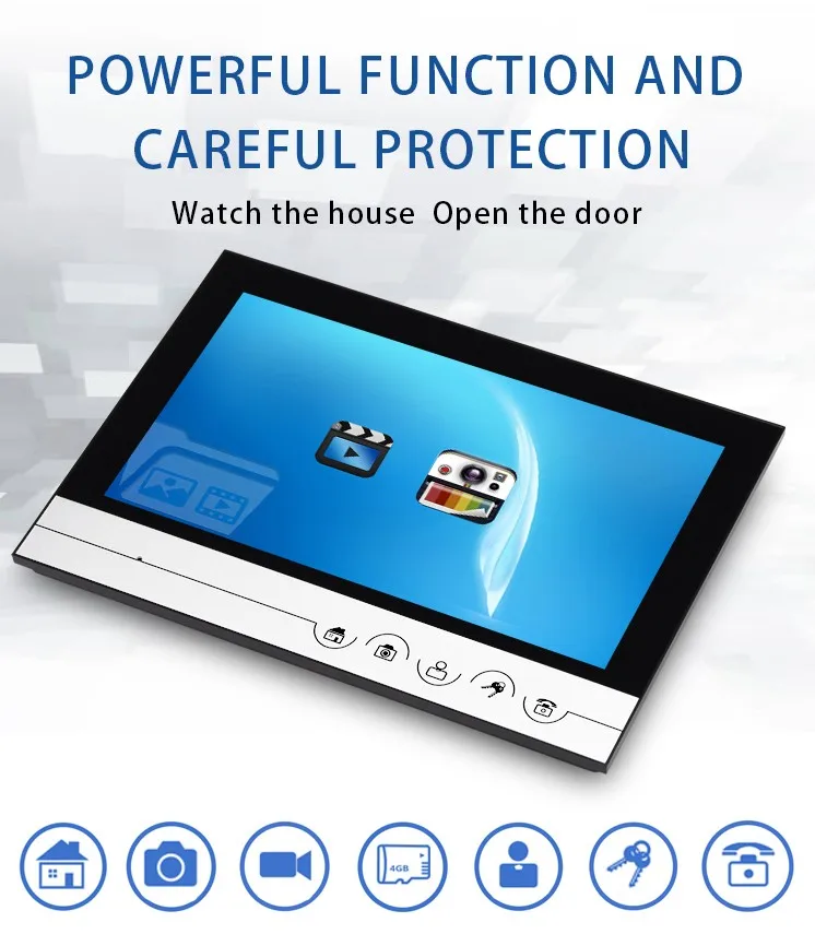 Дверной Видеозвонок 700tvl с умным замком и четкой видимостью в ночное время