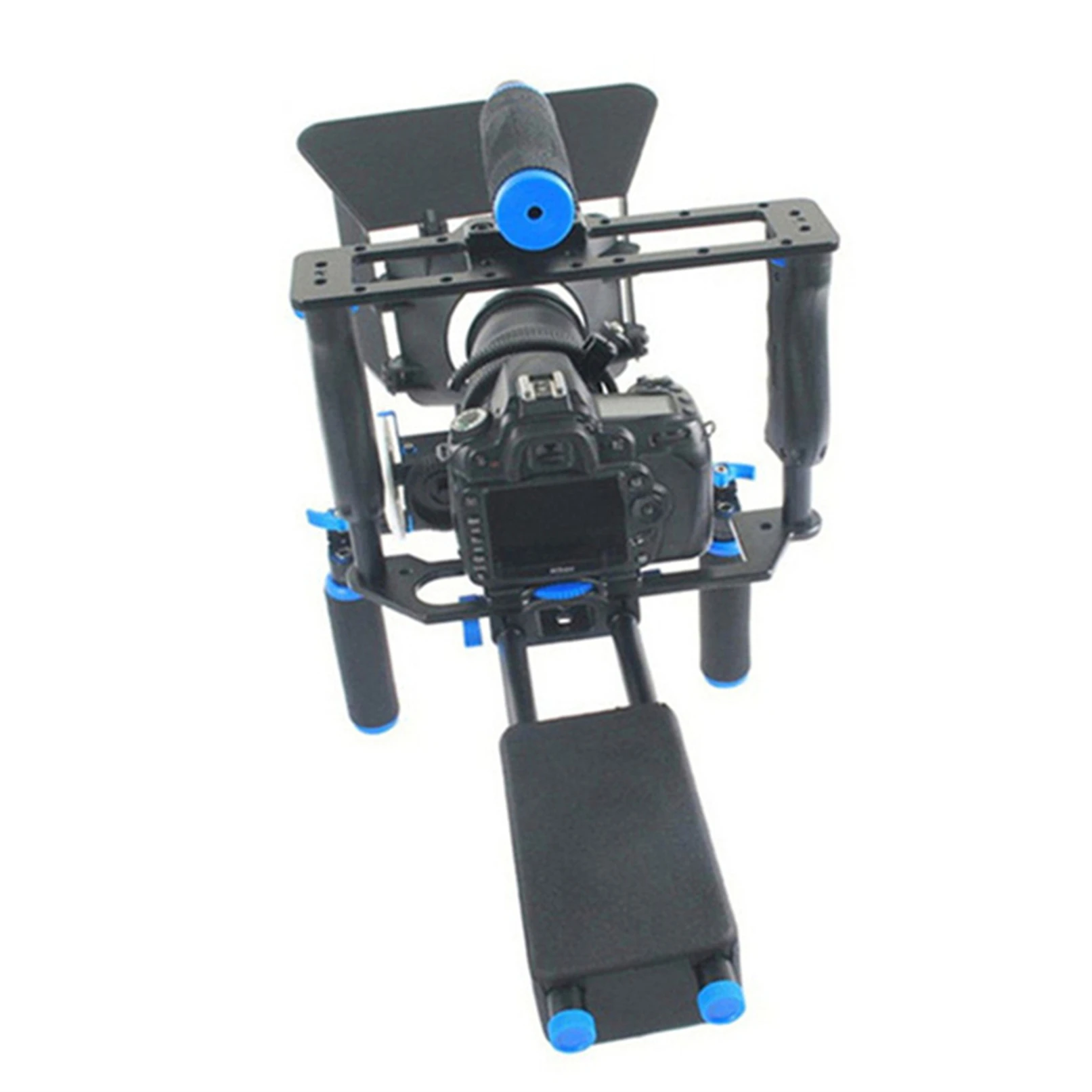 Dual Grip DSLR Camera Rig Kit - Video Support Cage for Canon