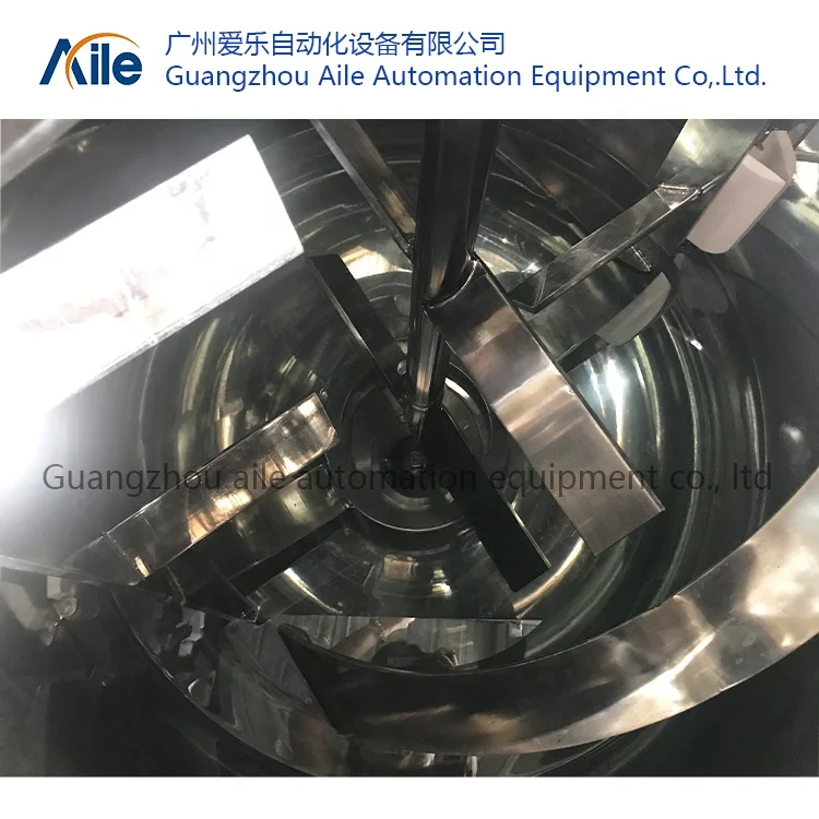 AILE Cosmetic Homogenizer Chemical Mixing Tank Detergent Making Machine Dishwashing Mixer Shampoo Making Machine Price