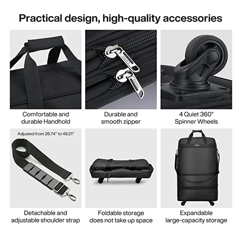 Travel Roll Up Bags Small Rolling Travel Bag Duffel Bag - Buy Travel ...
