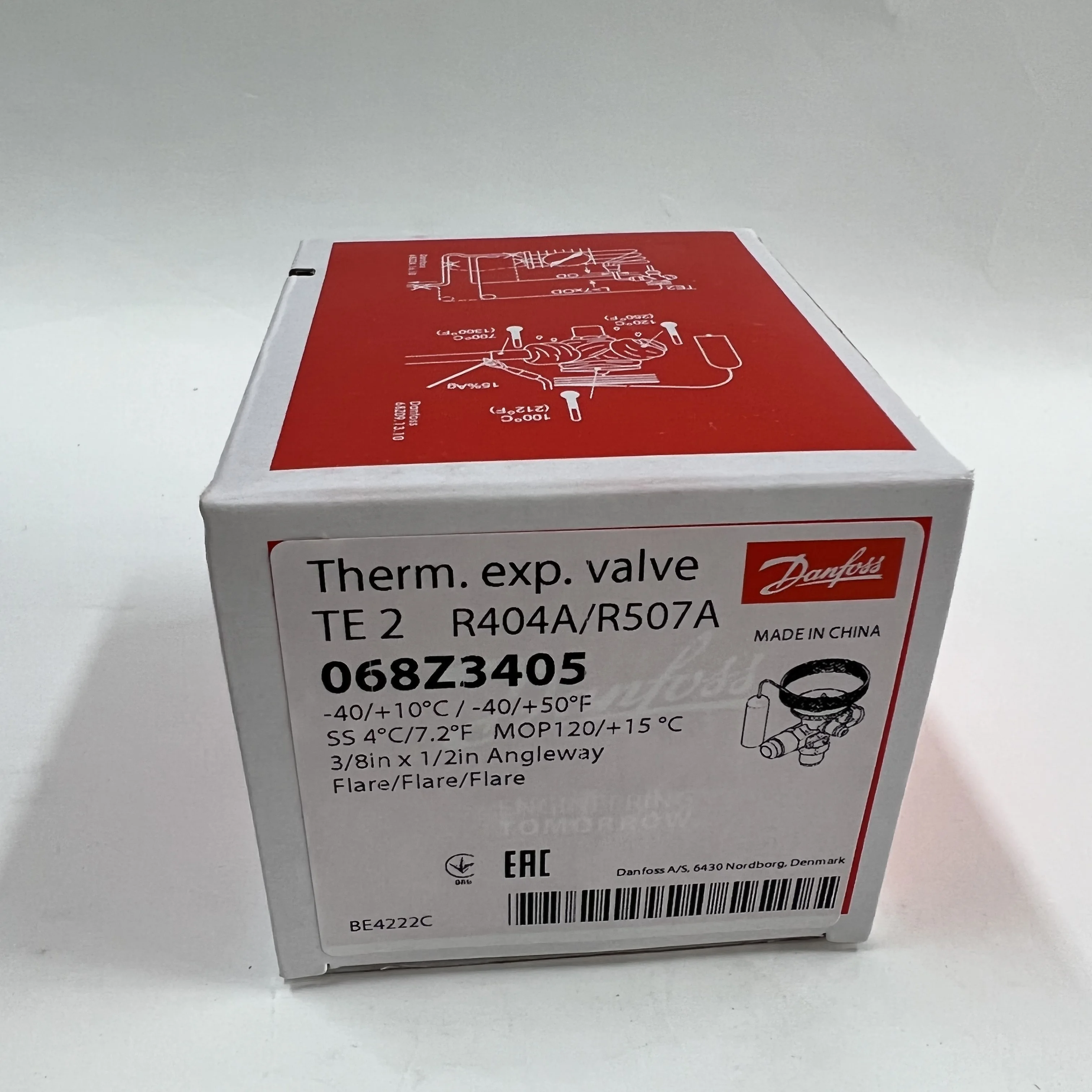 Danfoss Thermostatic Expansion Valve TE2 068Z3405