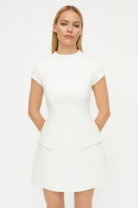 Custom Spring Summer Casual Elegant Ladies A-Line Short Mini Dress for Women