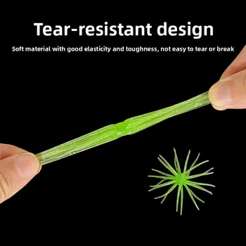 CHEERY Factory New Soft Bait Bionic Sea Urchin Stainless Steel Luya Fine Packaging Bass Mandarin Fish Black Pit Special Fake – Soft Lure – view 3
