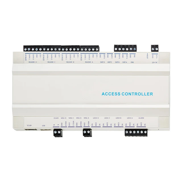 Network Tcp / Ip Wiegand Access System Control Board For Electronic Access Systems with RS485 biometric fingerprint reader