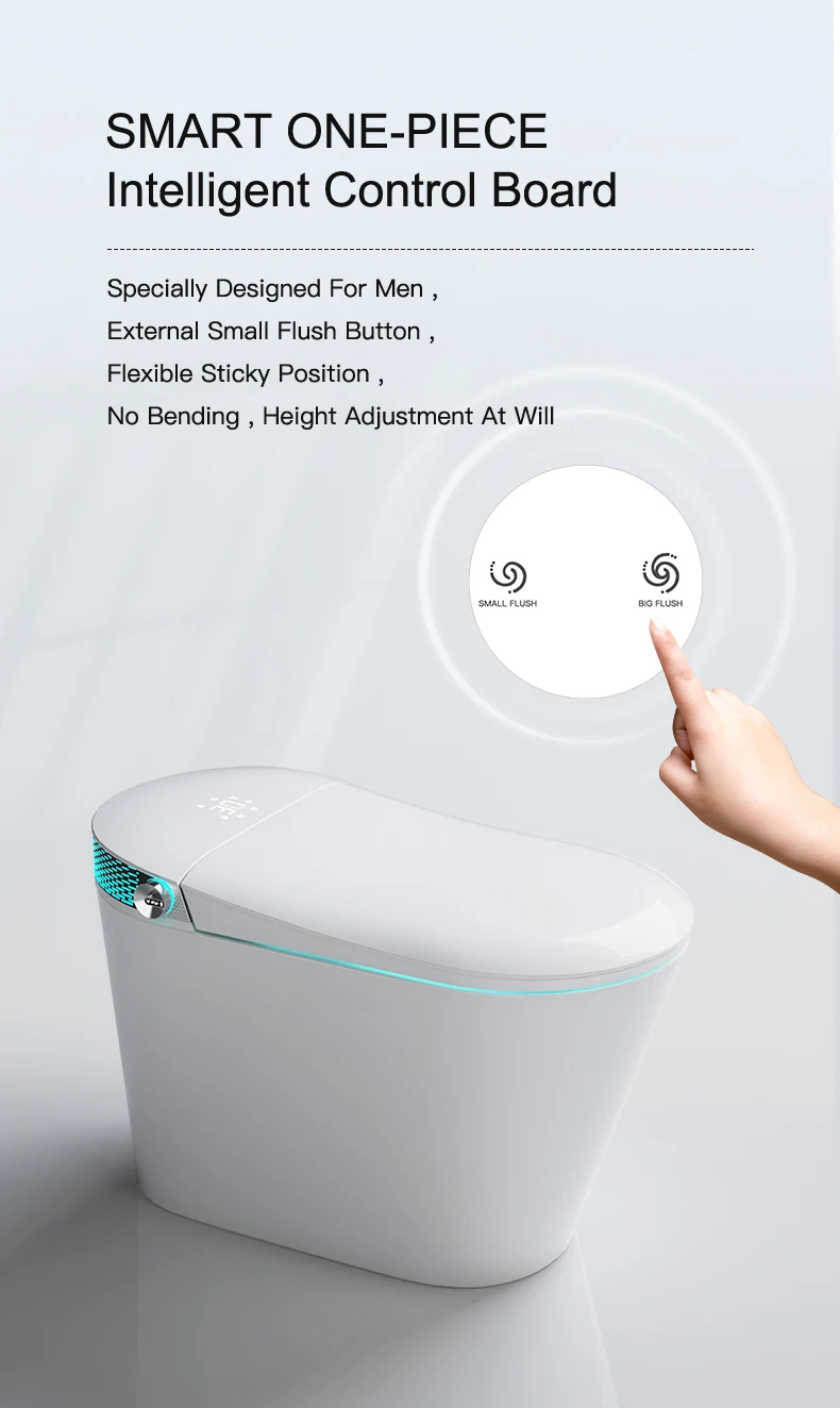 Auto sensor flush bathroom inodoro wc commode intelligent bowl toilet bidet automatic smart toilet manufacture