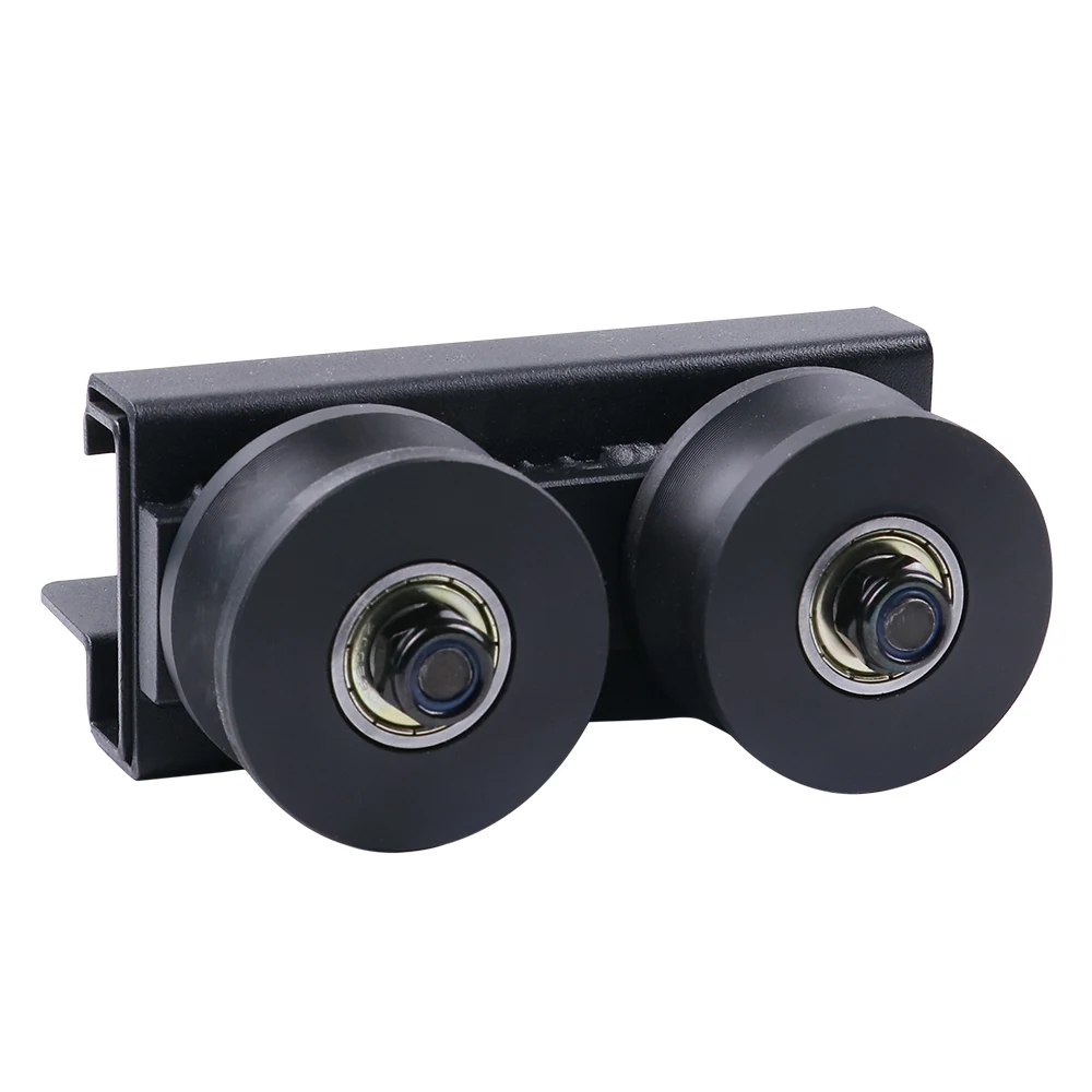 Storable Sliding Ladder Hardware 2m Customized Steel Black Sliding ...