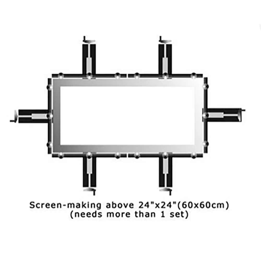 Screen Printing Frame Mesh Stretching Machine Equipment for Silk Screen Mesh Printing factory